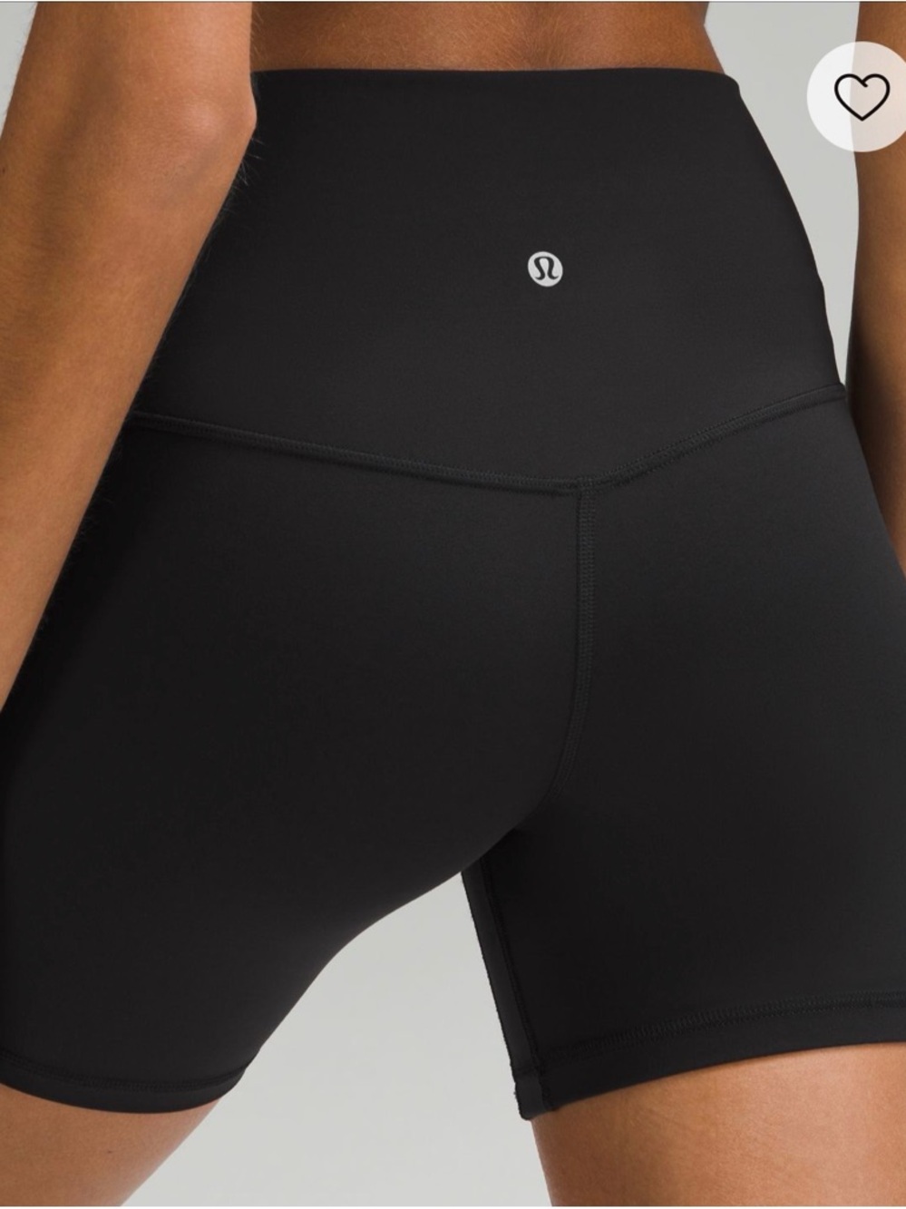lululemon Align Black High-Rise Bike Shorts